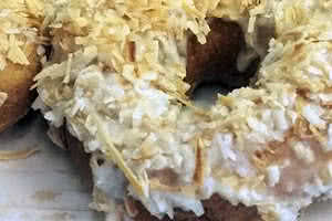 Toasted Coconut Crunch Cake Donut