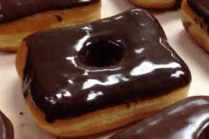 Rich Chocolate Glaze Square Donut